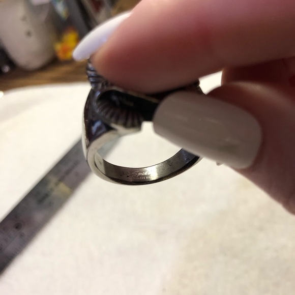 Love to Ride Ride to Live eagle biker stainless steel ring unisex - Picture 3 of 8